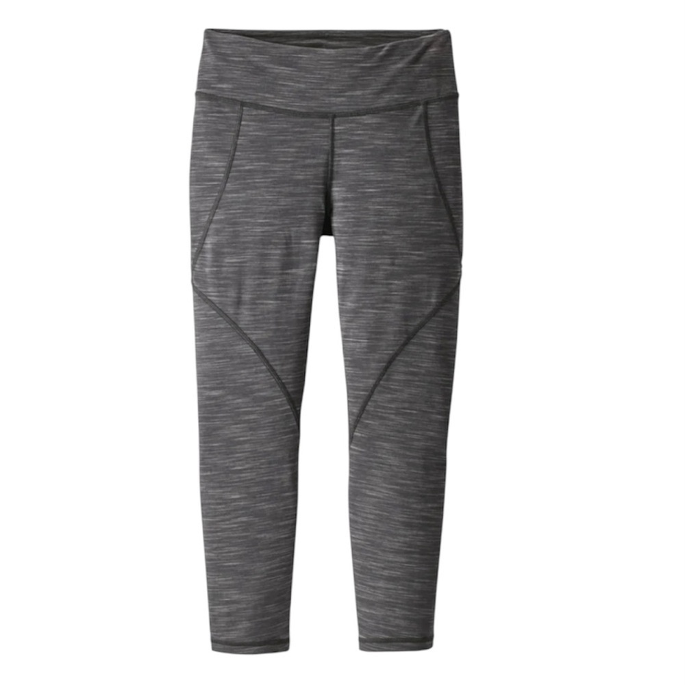 Patagonia Worn Wear W's Centered Crops Space Dye Forge Grey Size S